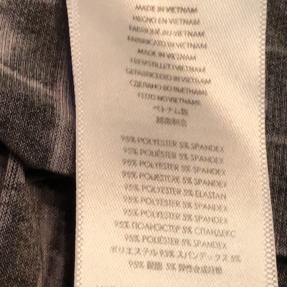 Michael Kors Cowl neck sleeveless top, scrunched left side detail, mk logo plate - Picture 9 of 10